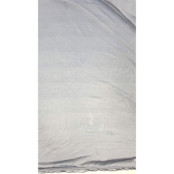 Ailemei Cooling Throw Blanket Gray Stripe 50x70 Icy Jade Fiber Summer Comfort - Picture 7 of 9